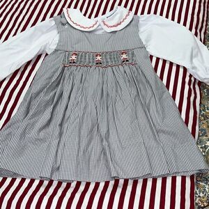 Smocked ragedy Ann dress toddler sz 3t
